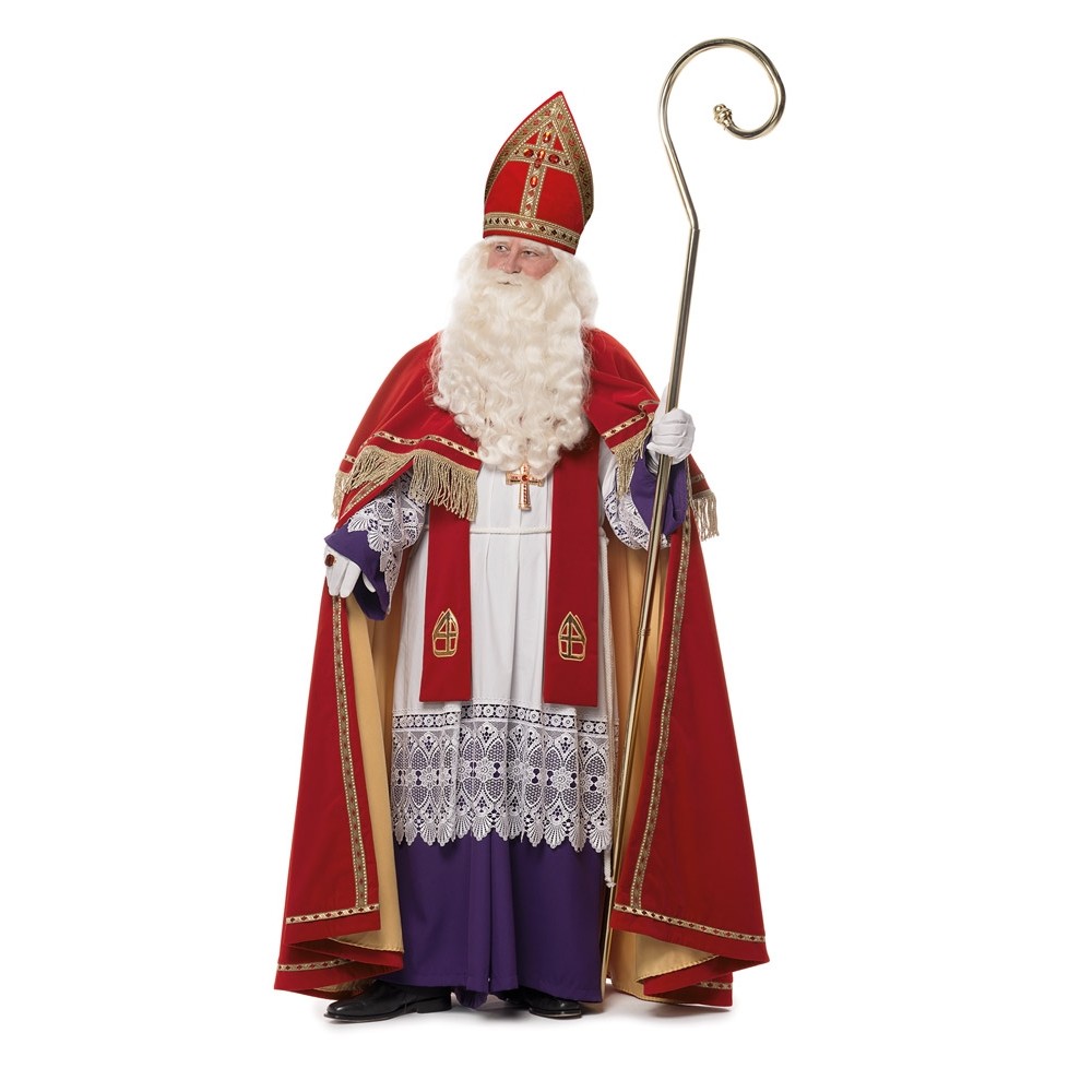 Weihnachten XL L Weihnachtsmann Sankt Nikolaus ERZBISCHOF Bischof Kostüm Gr