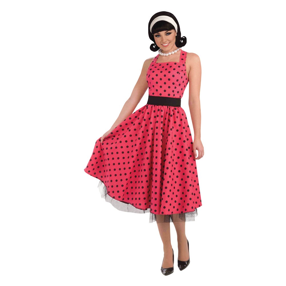 50´s Petticoat Kleid Damenkostüm pink