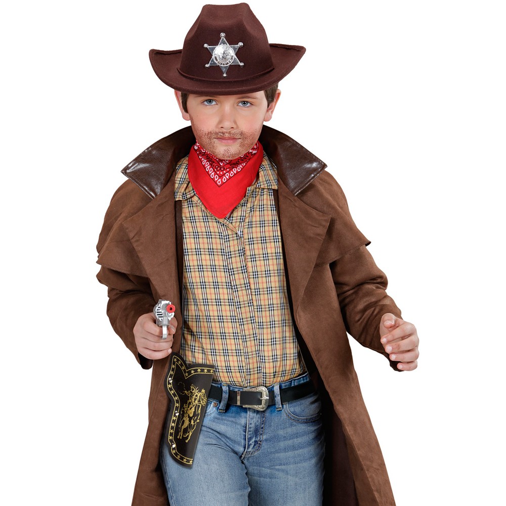 Cowboygürtel für Kinder mit Pistolentasche Sheriff Western Pistolengürtel #1705 