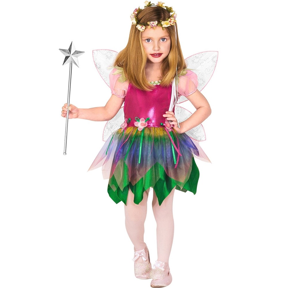 Flügel Regenbogen Fee 60x54 cm Bunte Kinder Feenflügel Schmetterling Kostüm Elfe 