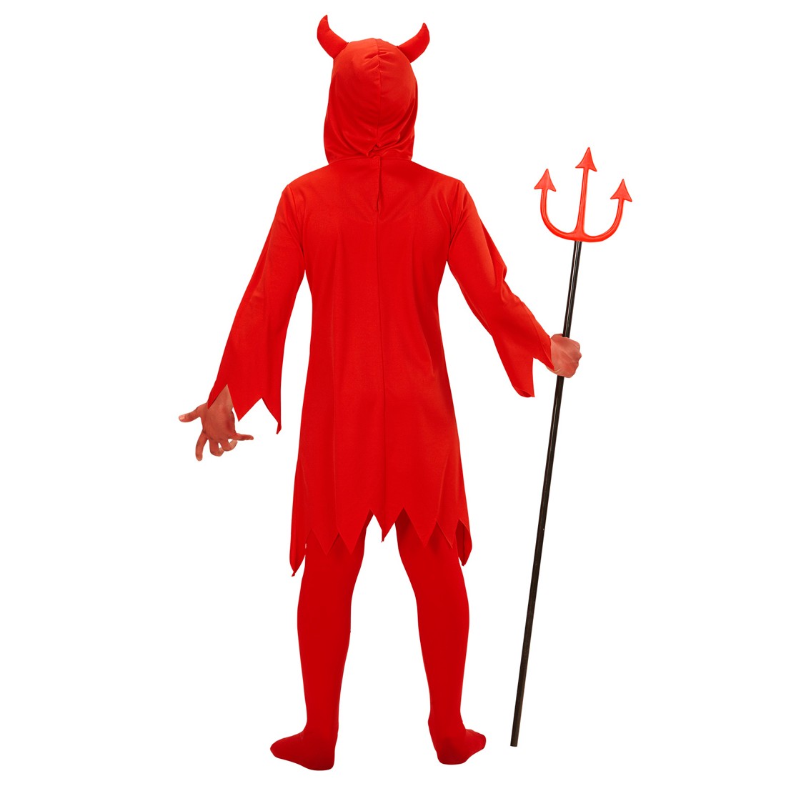 Evil Devil Kostüm mit Dreizack-Print für Kinder 2.