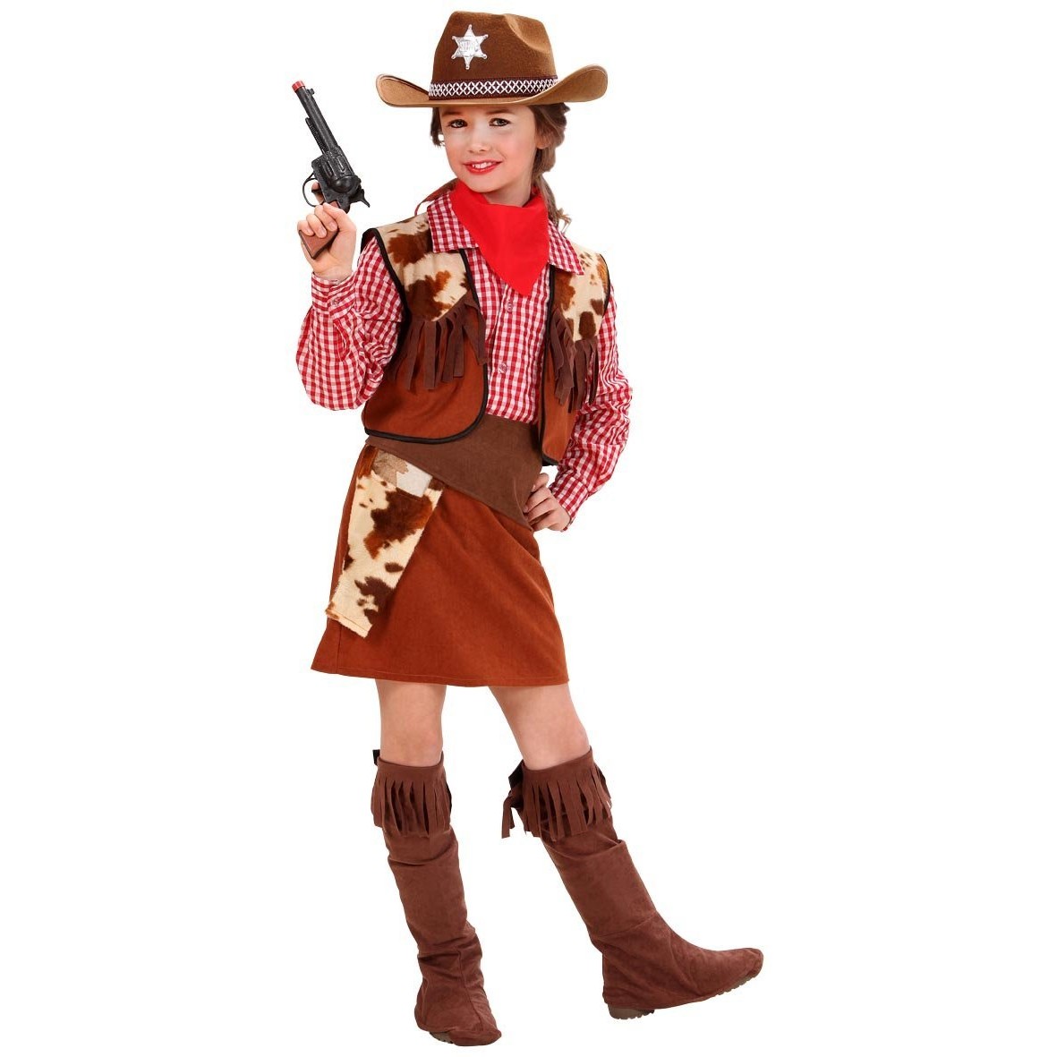 Cowgirlkostüm Cowgirl Western Kinder 