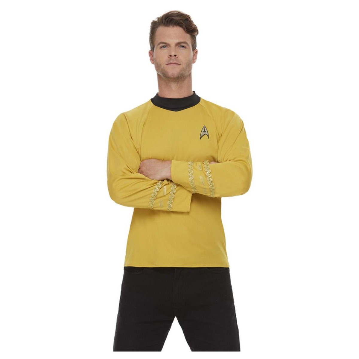Star Trek Enterprise Crew Uniform T-Shirt Frauen Women Fasching Kostüm 
