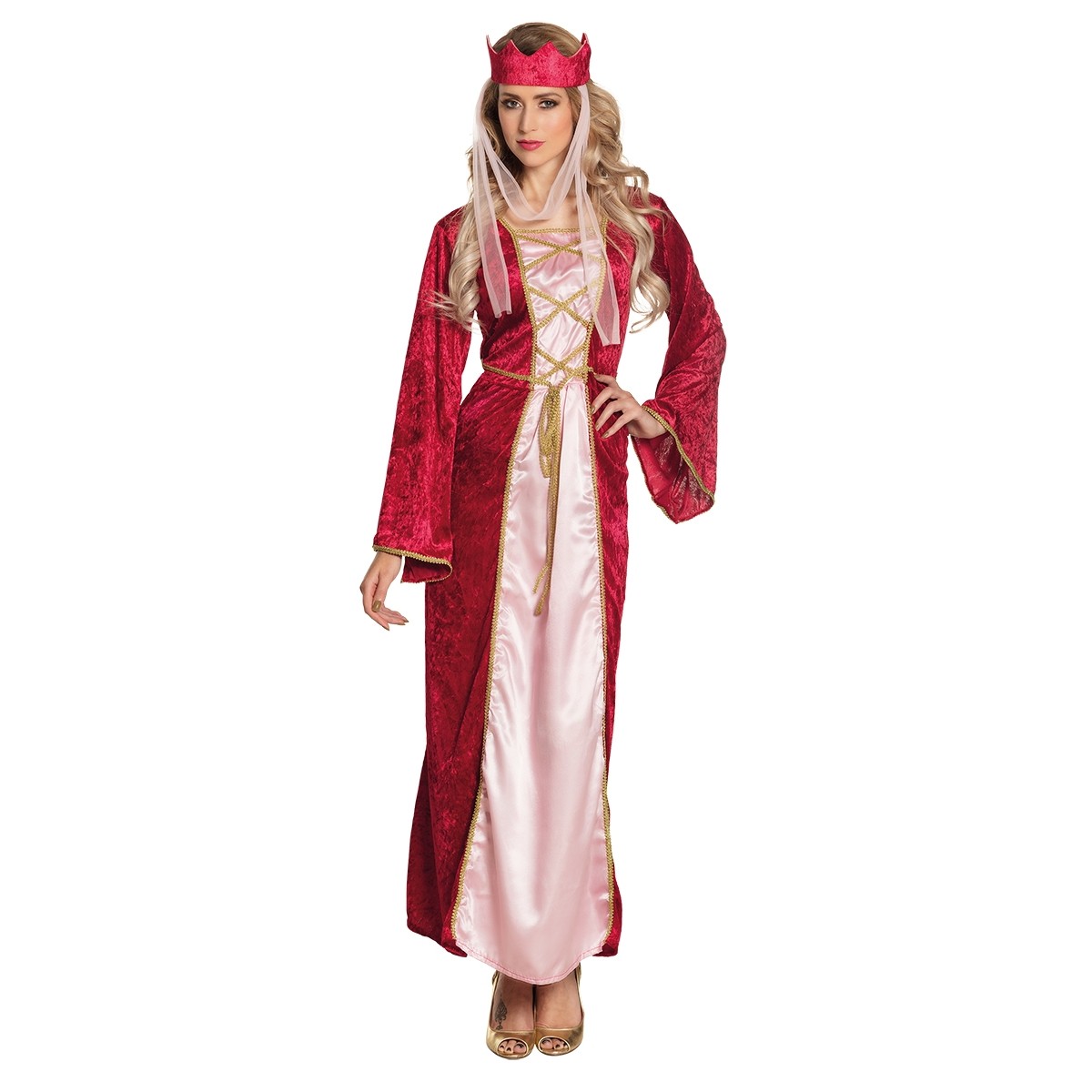 Renaissance Queen Königin Kleid Damen Kostüm Größe 40-42 Karneval 83579