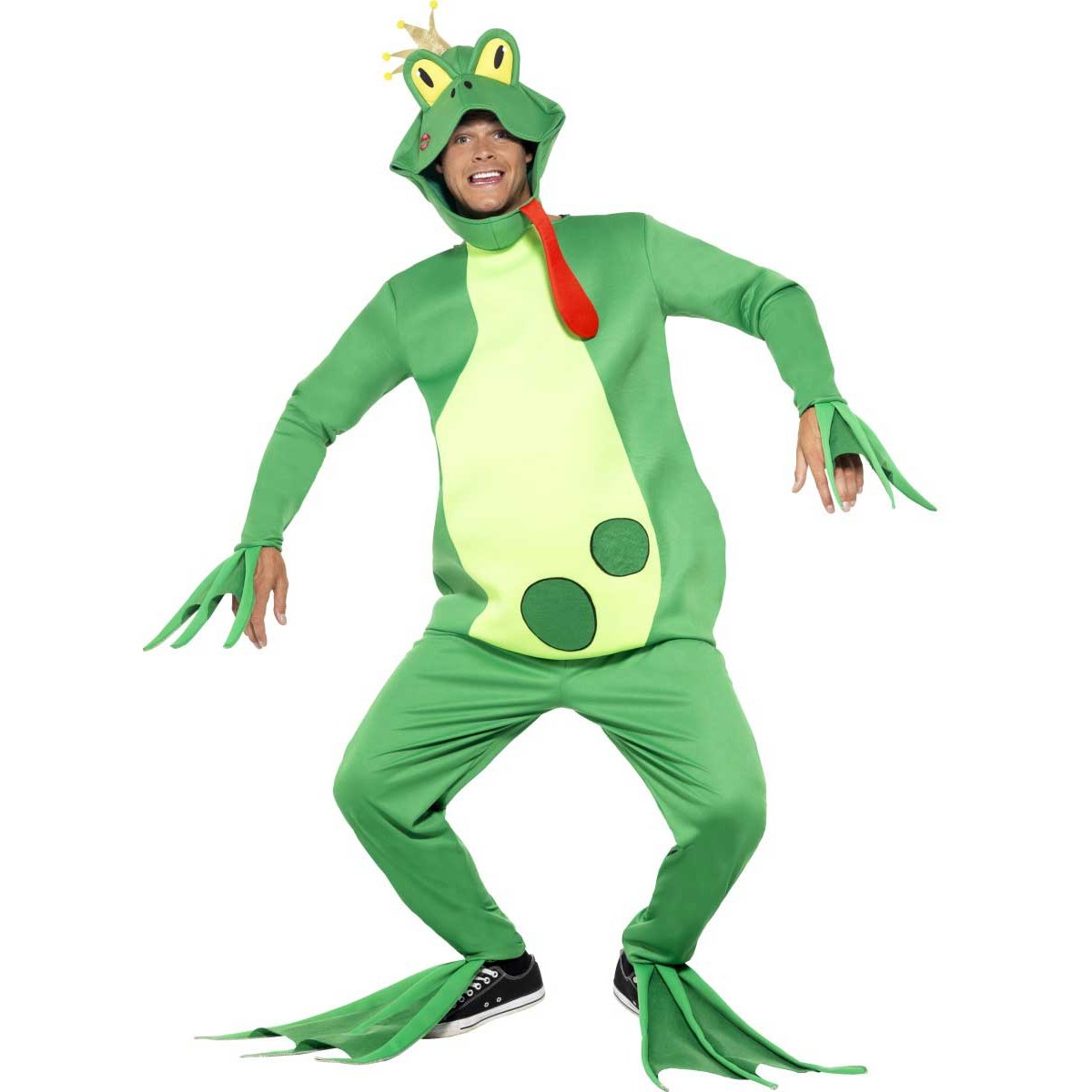 Человек в костюме лягушки