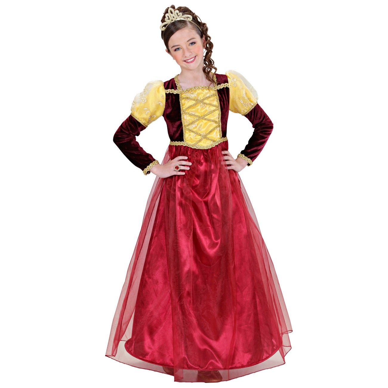Mädchen Karneval Fasching Verkleidung Prinzessin Mirella Kostüm für Kinder NEU 