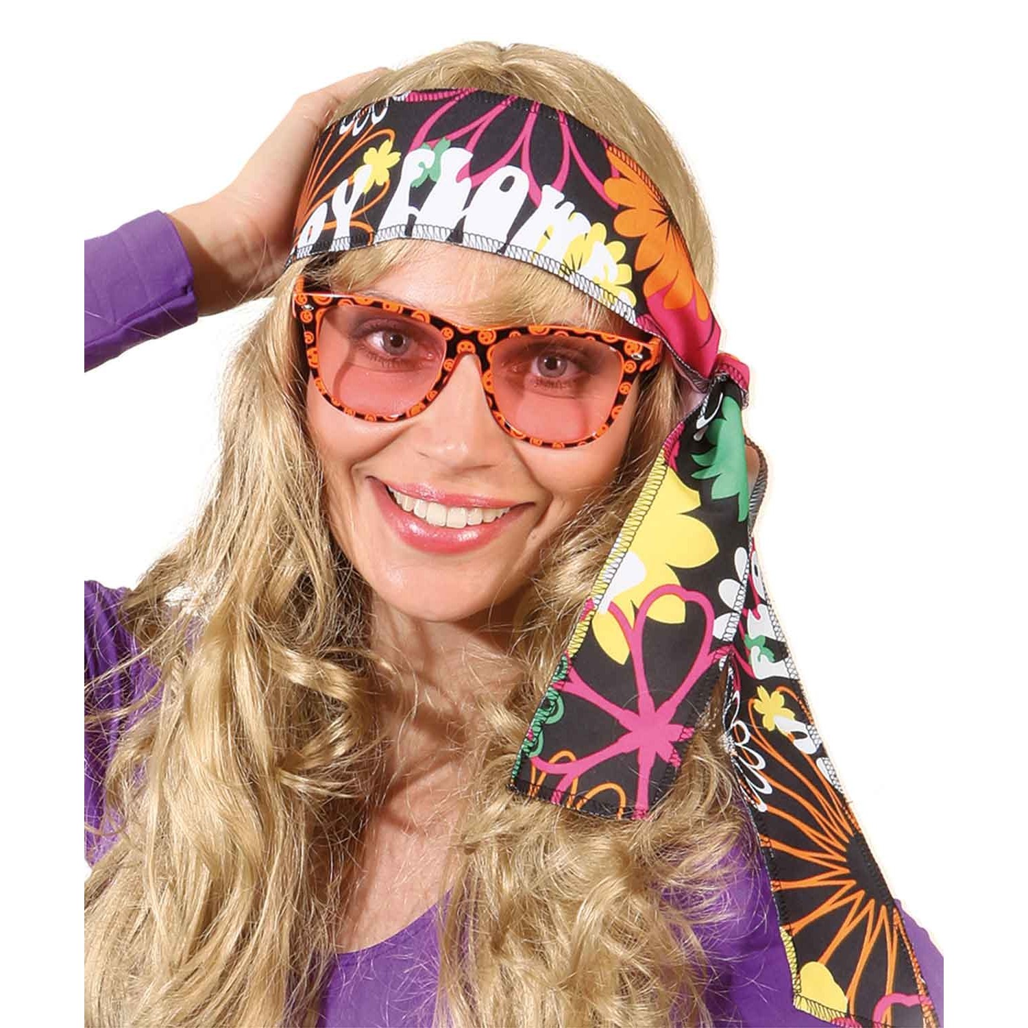 Stirnband Hippie Flower Power 60er 70er Indianer Fasching Karneval 129230713 