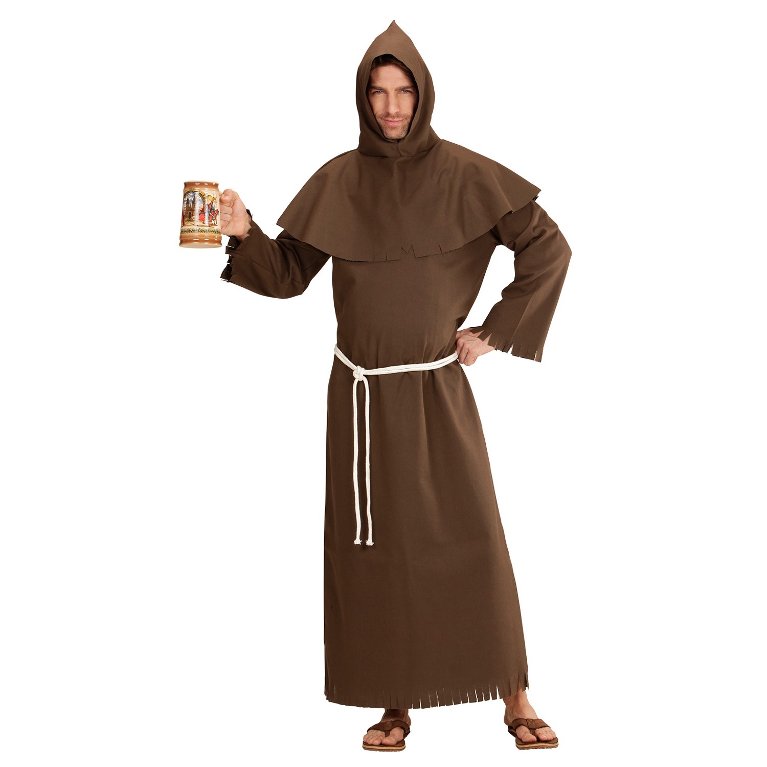 Herren-Kostüm Mönch Priester Nonne Bruder Mönchskostüm 