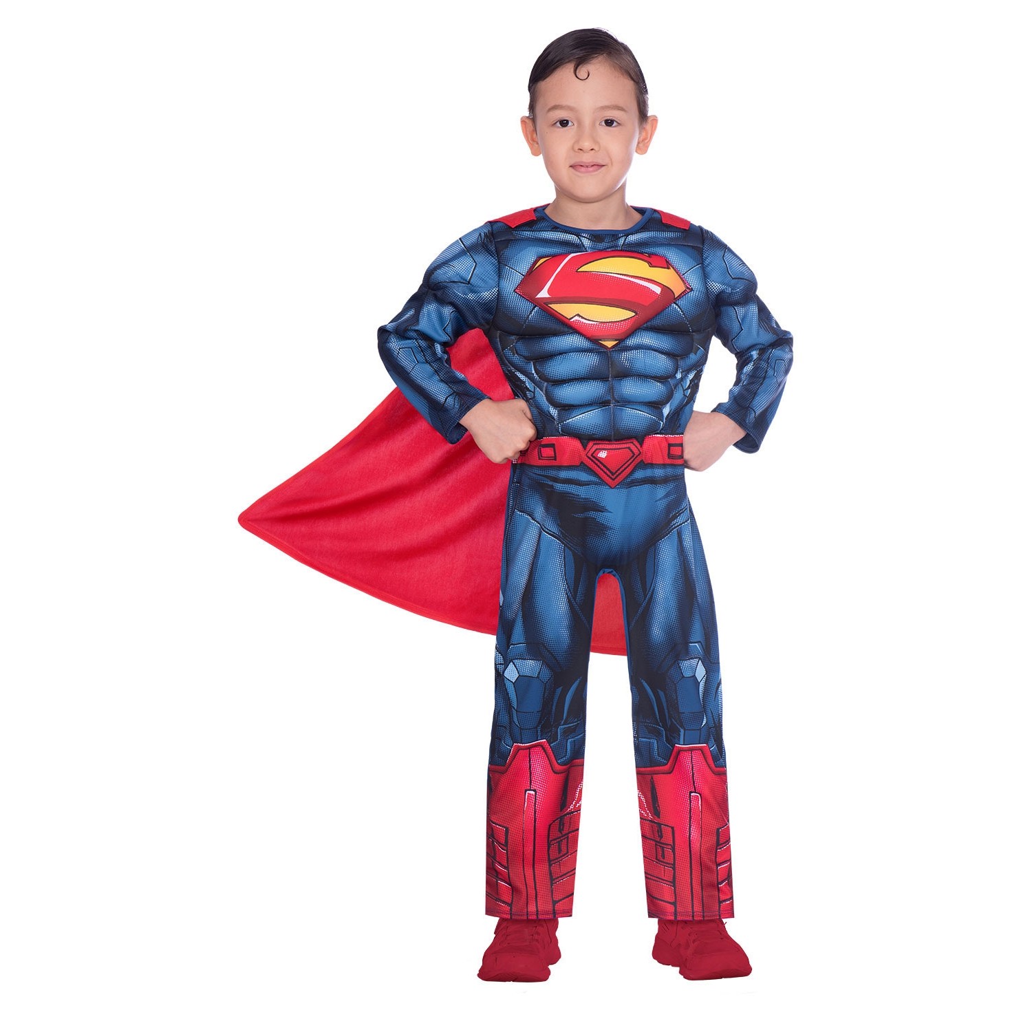 Superman Justice League Classic Kostüm Kinder Superheld Karneval 