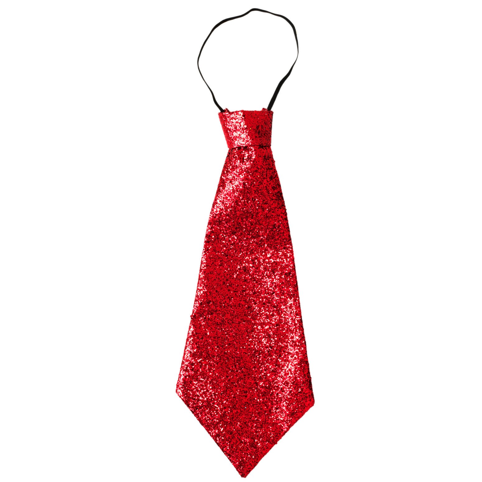 Gloria Glitter Krawatte Rot
