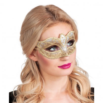 Venice Maske Felina gold