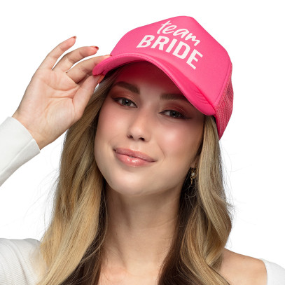 Team Bride Cap pink