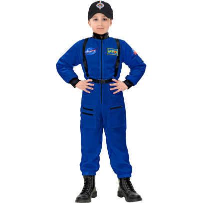 Blauer Astronaut Kinderkostüm