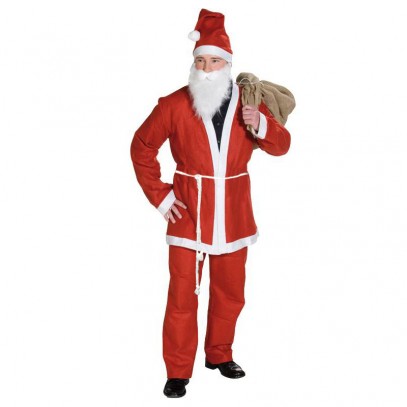 Weihnachtsmann Kostüm 5tlg.