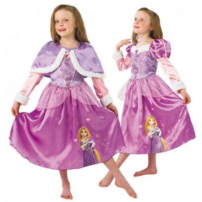 Rapunzel Winter Wonderland Kostüm für Kinder