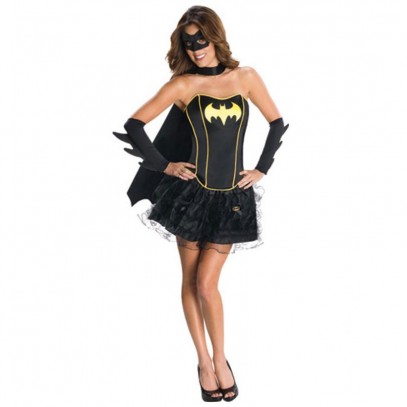 Batgirl Corset Dress Damen