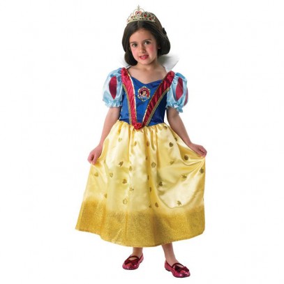 Snow White Glitter Kostüm für Kinder