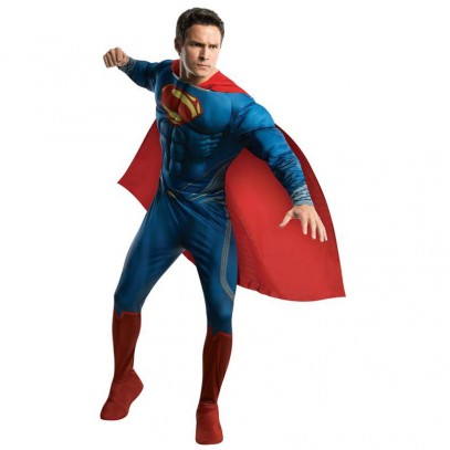 Superman Deluxe Kostüm für Erwachsene