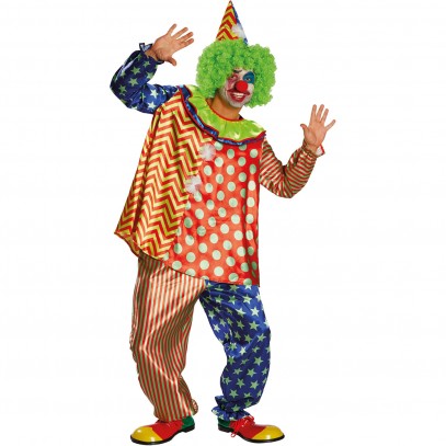 Lustiger Clown Gustav Herrenkostüm