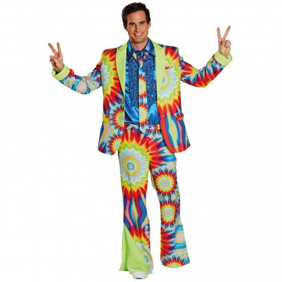 Crazy Batik Hippie Anzug für Herren
