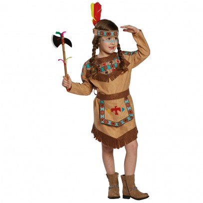Indianer Fransen Kostüm für Mädchen