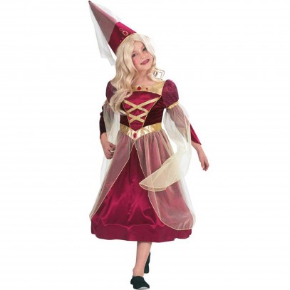 Adelheit Burgfräulein mit Hut Kostüm