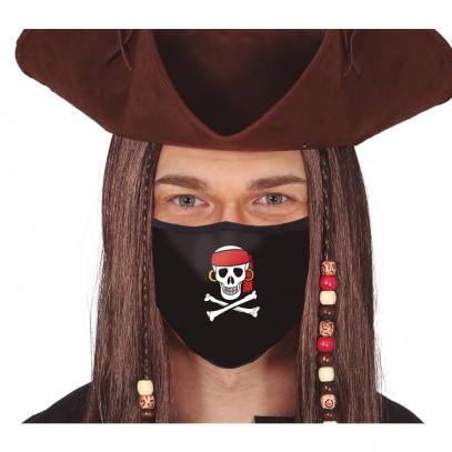 Mund-Nase-Maske Pirat für Erwachsene
