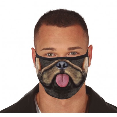 Mund-Nase-Maske Boxer Hund für Erwachsene