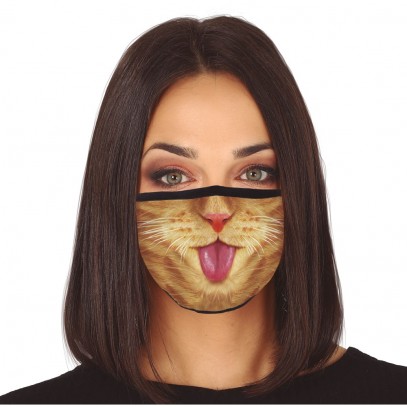 Mund-Nase-Maske Sweet Cat für Erwachsene
