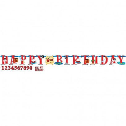 Happy Birthday Banner Piratenschatz