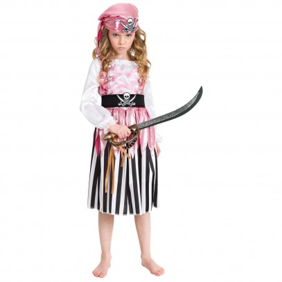Pink Pirate Lessie Mädchenkostüm