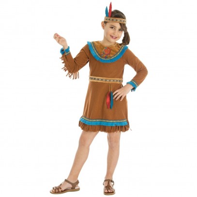 Sioux Indianerkostüm für Mädchen