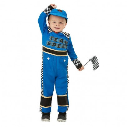 Mini Racing Rennfahrer Kostüm für Kinder