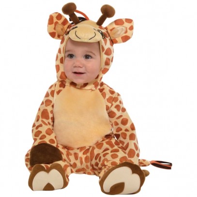 Flauschiges Giraffen Baby Kostüm 