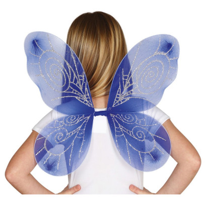 Blaue Schmetterlingsflügel 46cm x 37cm