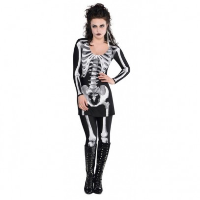 Ladie`s Skelett Halloween Kostüm