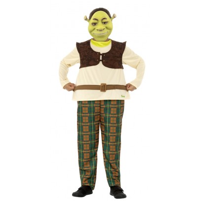 Shrek Kostüm für Kinder Deluxe