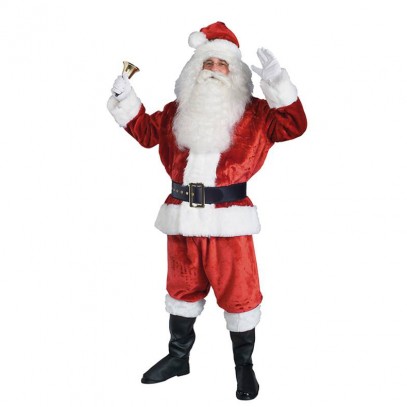 Deluxe Weihnachtsmann Anzug Nikolauskostüm