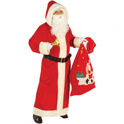XL Deluxe Santa Claus Weihnachtsmantel