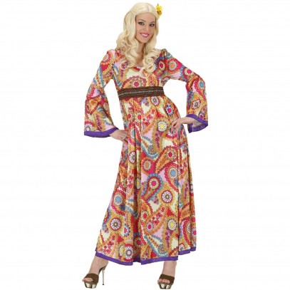 Buntes Hippie Kostüm Donna für Damen