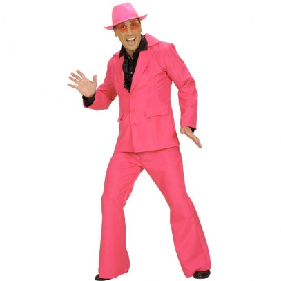 70er Jahre Party Boy Kostüm pink 1