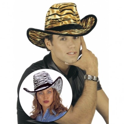 Cowboy-Hut aus Samt 2-Styles