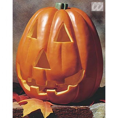Halloween Deko-Kürbis 25 cm mit Blinklicht