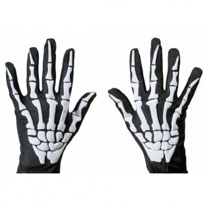 Klassische Skelett Handschuhe für Erwachsene