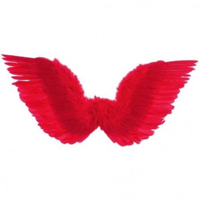 Rote Federflügel XL 86x31 cm 1