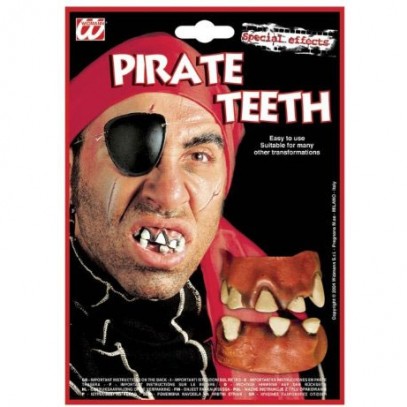 Schaurige Piraten Zähne - Gebiss