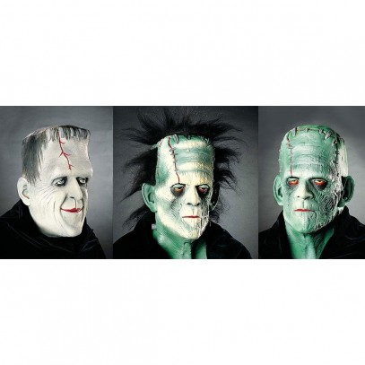 Frankenstein Halloween Maske in 3 Modellen