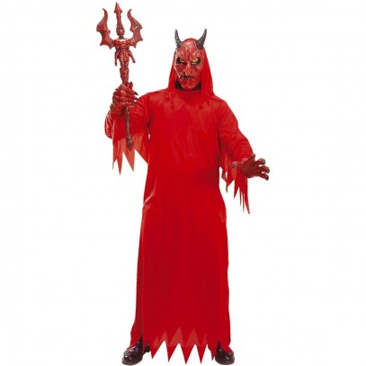 Teufel Kostüm Deluxe mit Maske und Händen