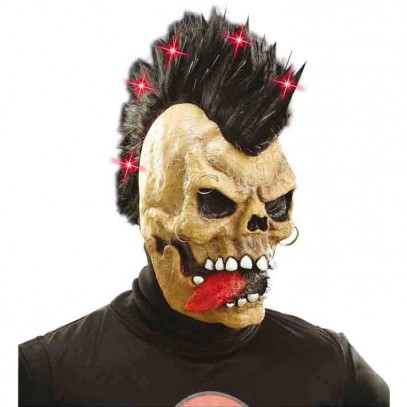Leuchtende Horror Punk Maske