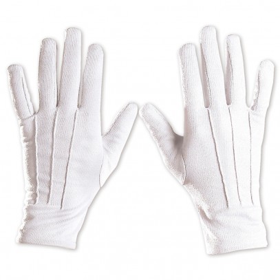 20er Jahre Handschuhe weiß
